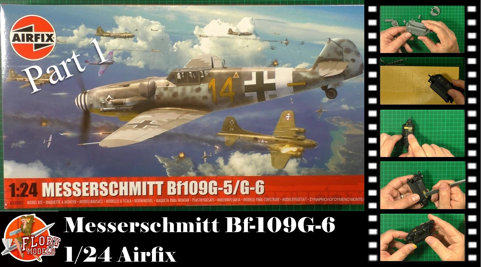 Airfix 1/24 Messerschmitt Bf-109G-6 Part 1