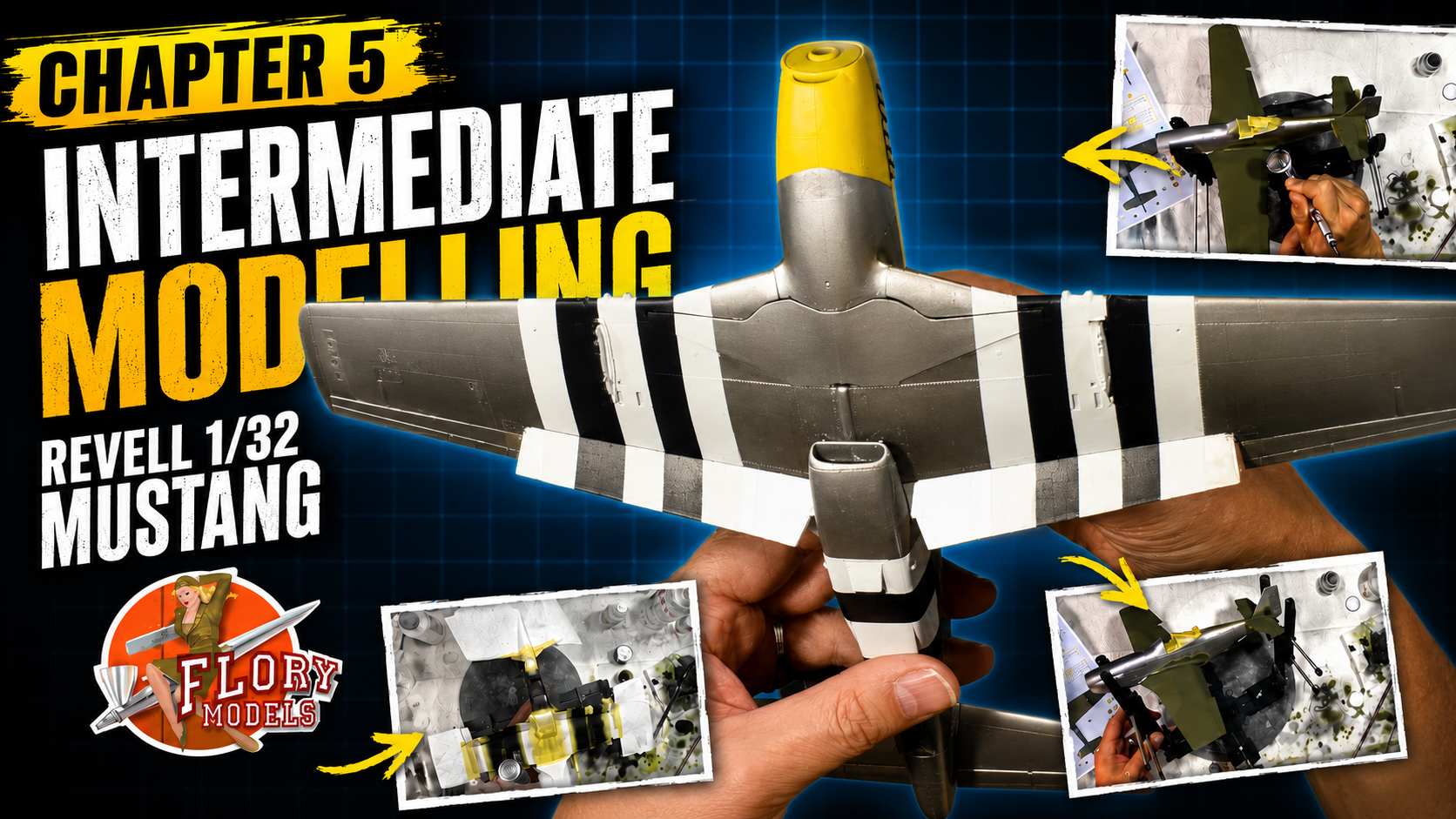 Chapter :5 Intermediate Modelling Revell 1/32 Mustang (Camo work)