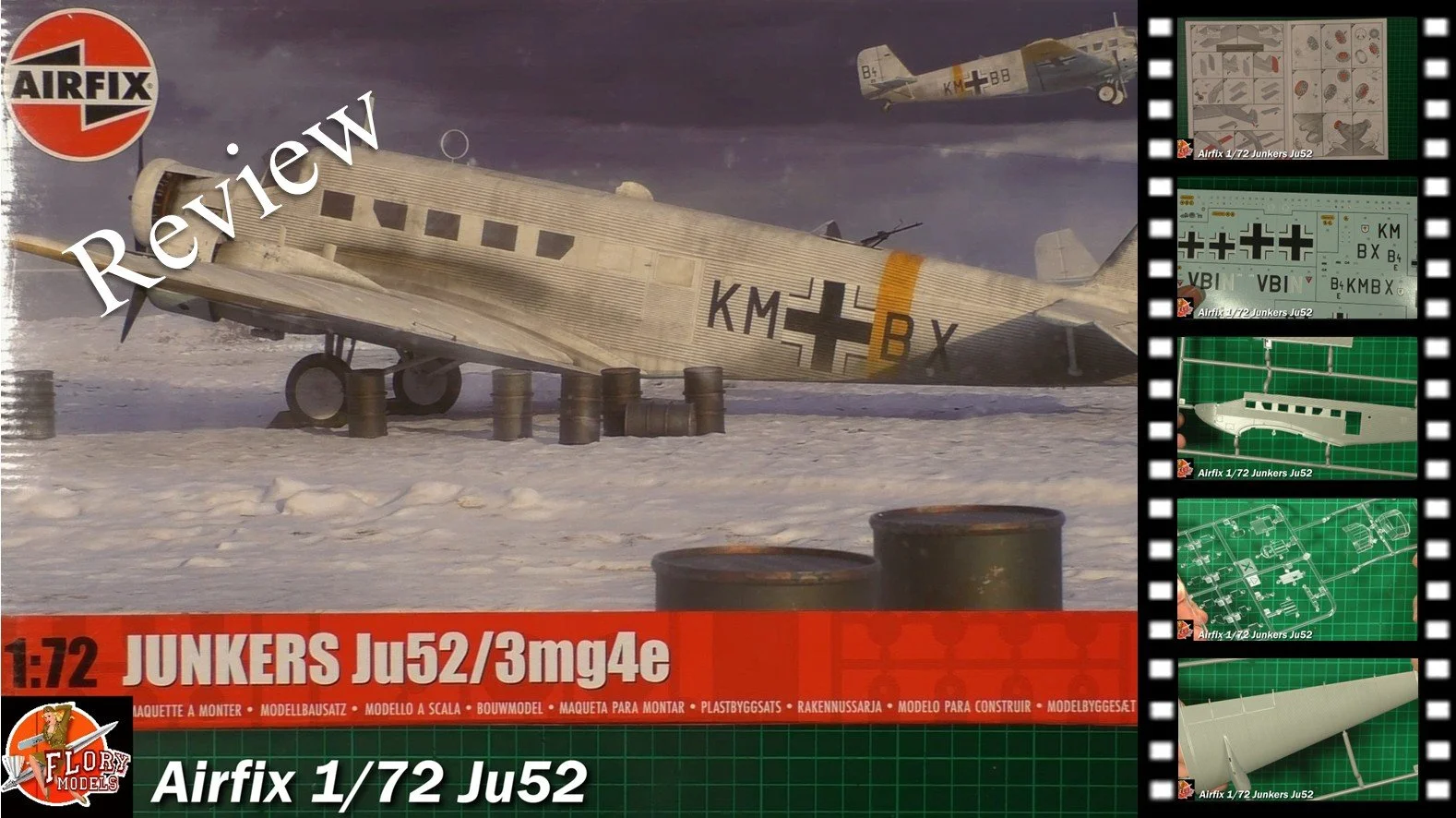 Airfix 1/72 Junkers Ju52 Review