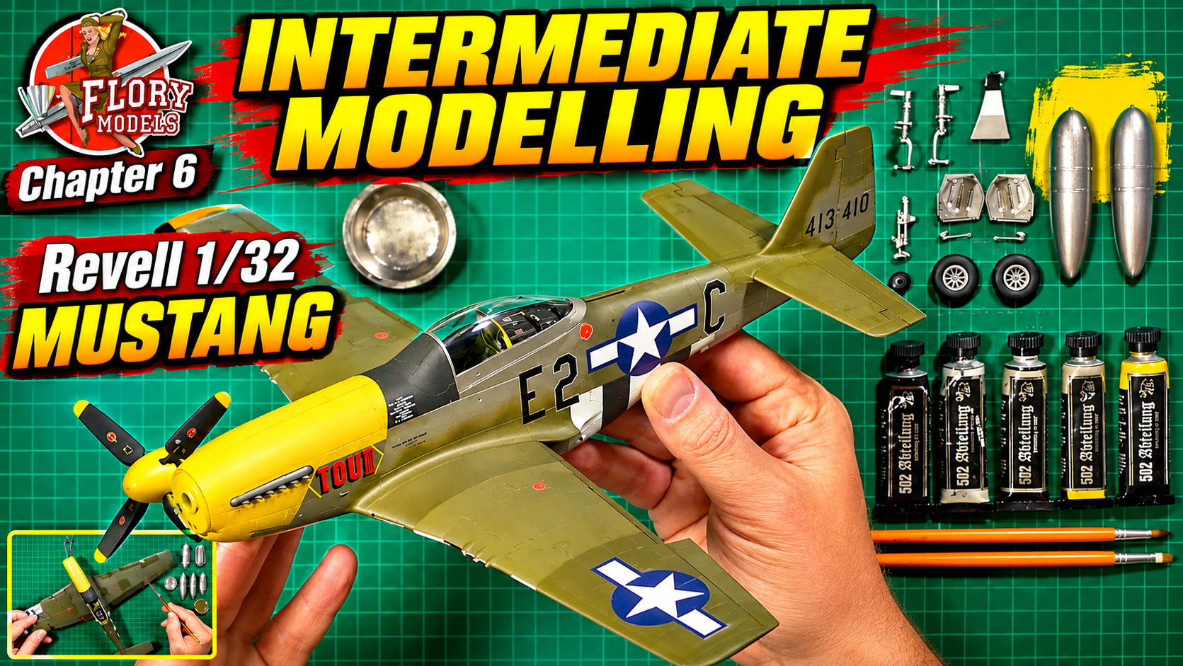 Chapter  :6 Intermediate Modelling Revell 1/32 Mustang (Decals &amp; Weathering)
