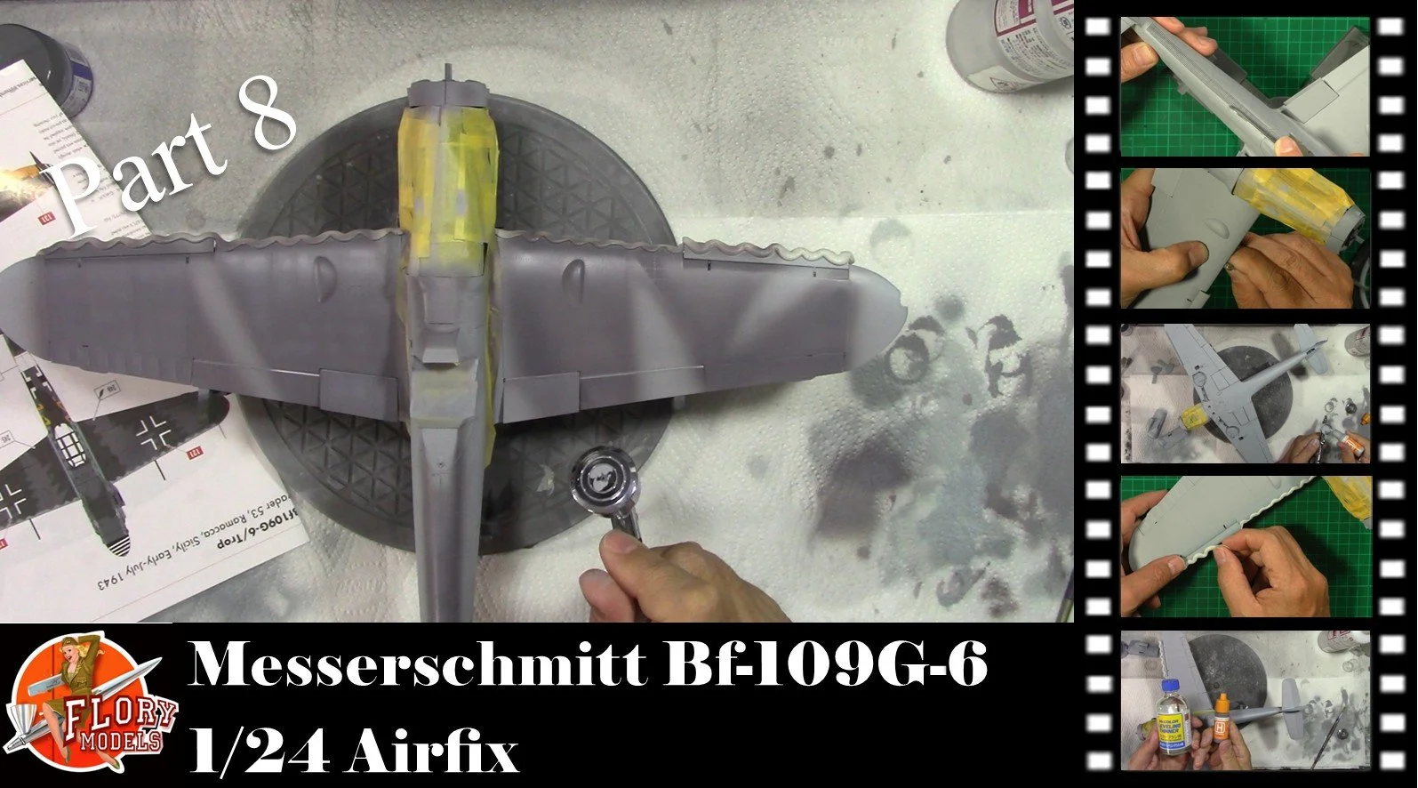 Airfix 1/24 Bf 109G-6 Part 8