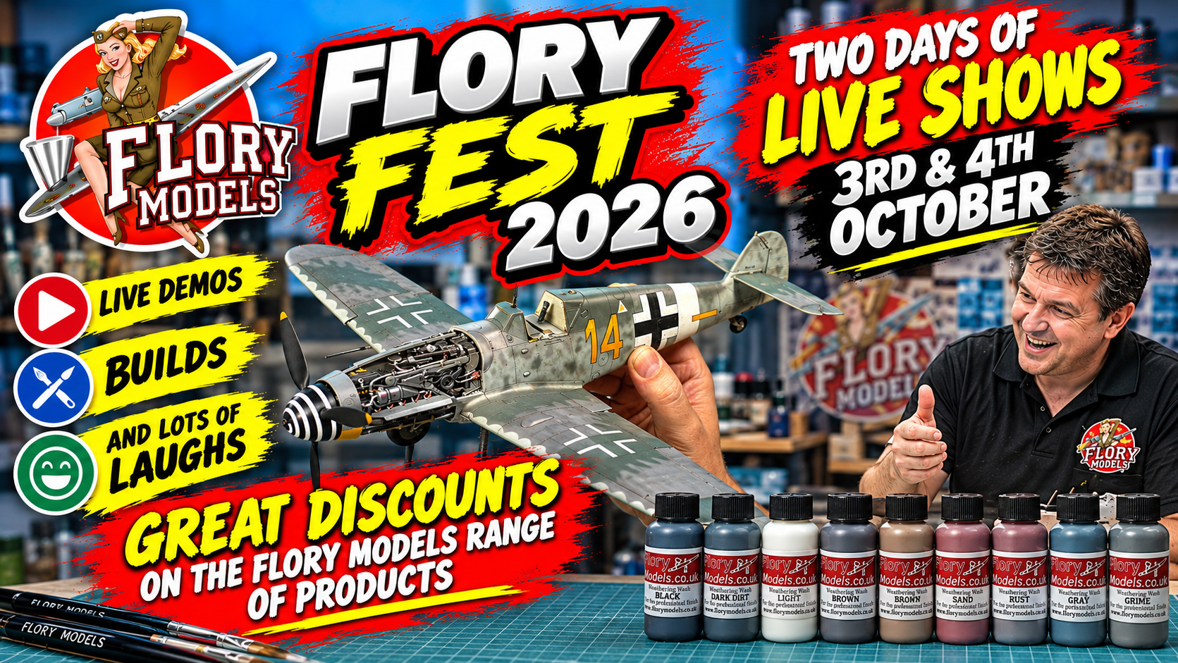 Flory Fest Live Show 7:30pm 3rd October 2026