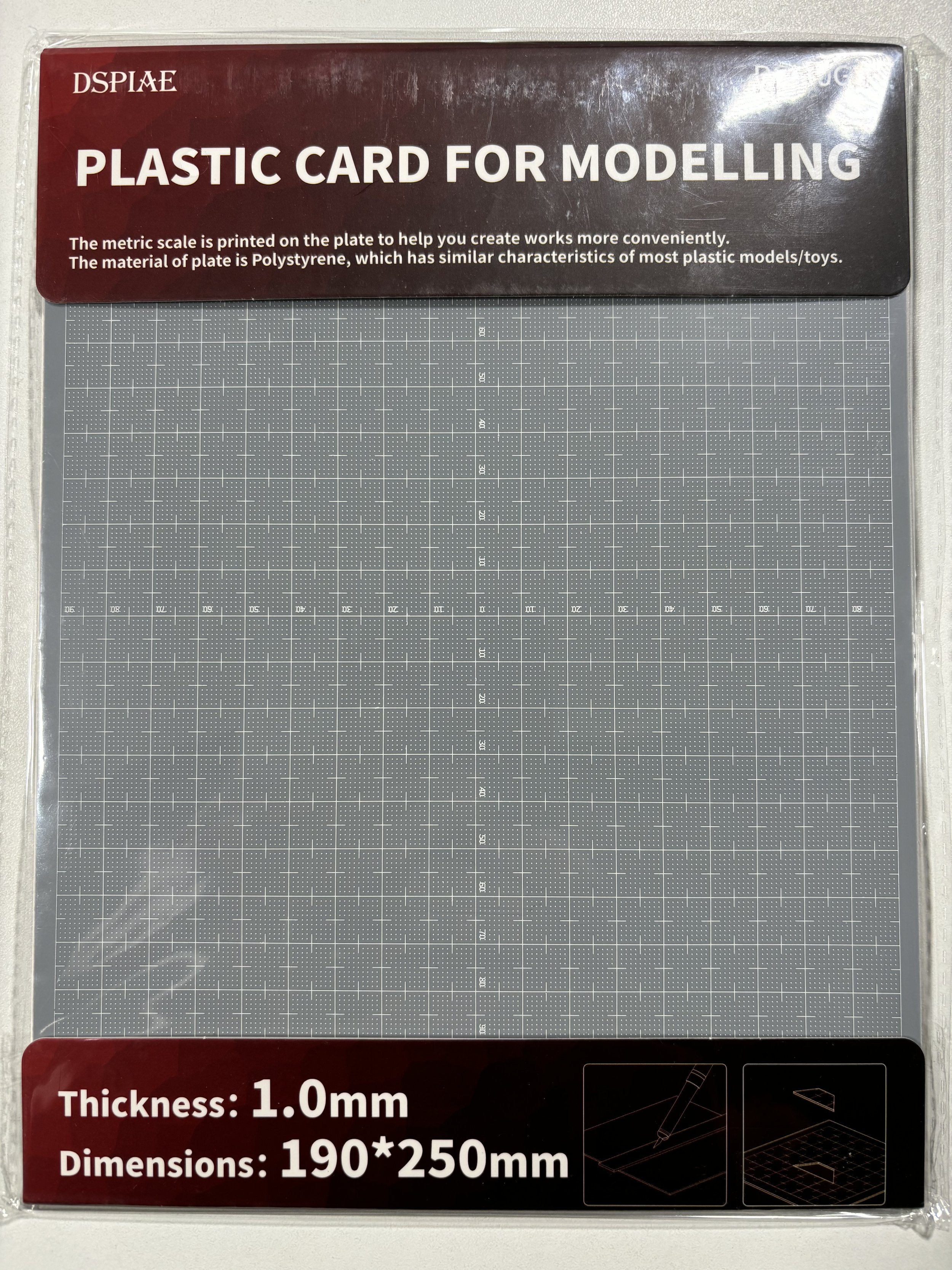 DISPIAE 1.0mm Plastic Card PC-10GY