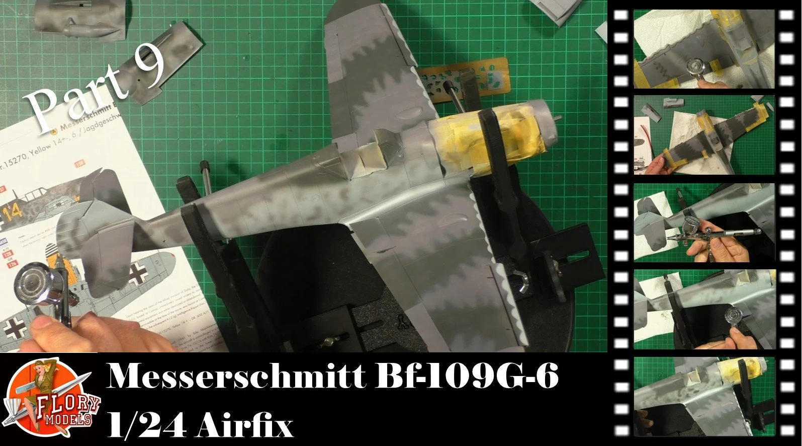 Airfix 1/24 Bf 109G-6 Part 9