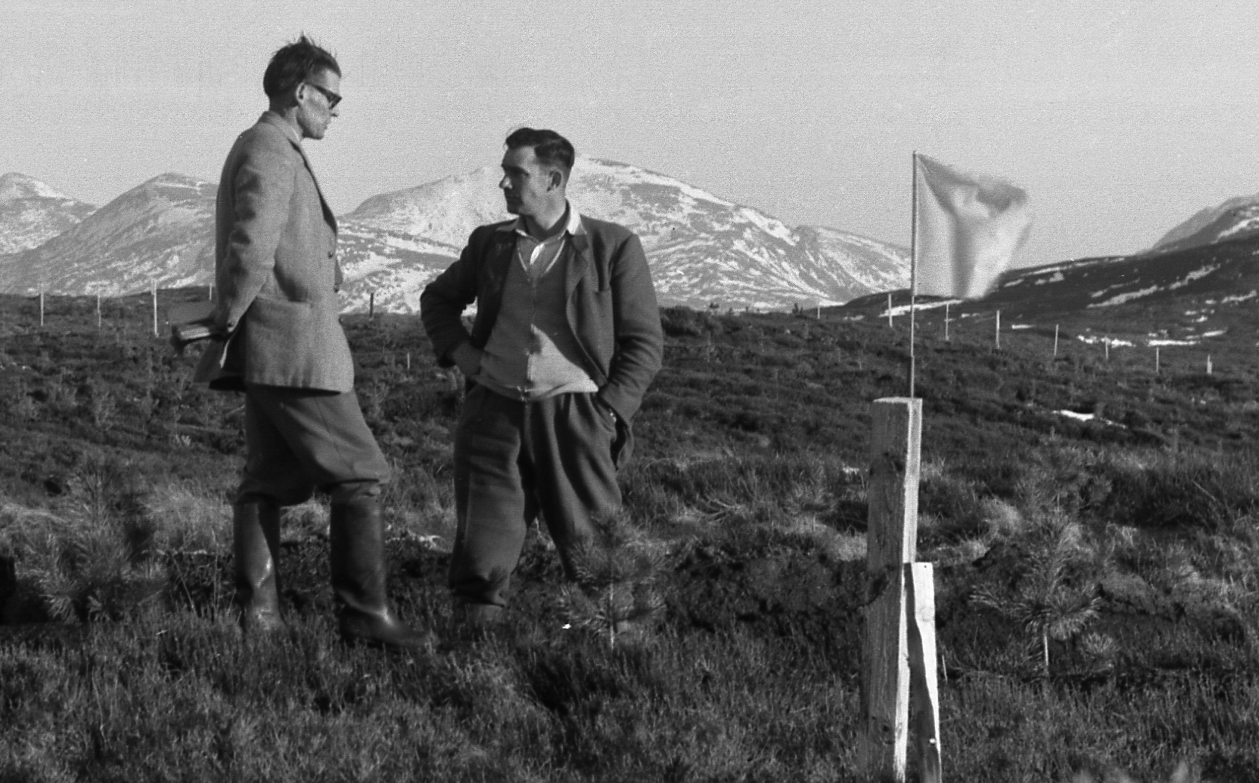 Surveying new lands, 1927