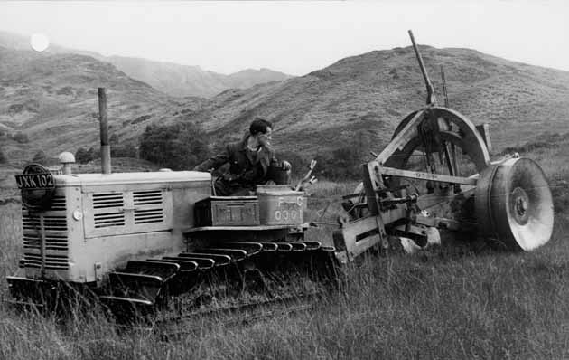 Fowler FT3 tractor, 1949