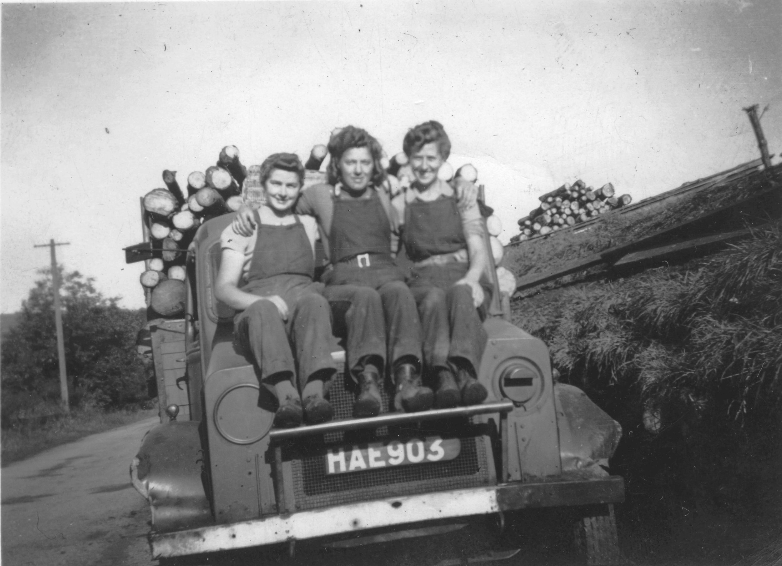 3 Lumberjills, c. 1942