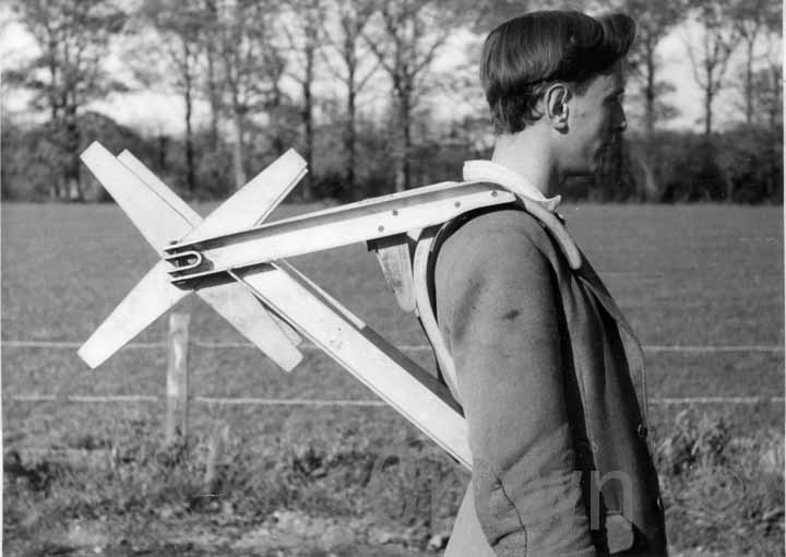 Fire hose prototype, 1950