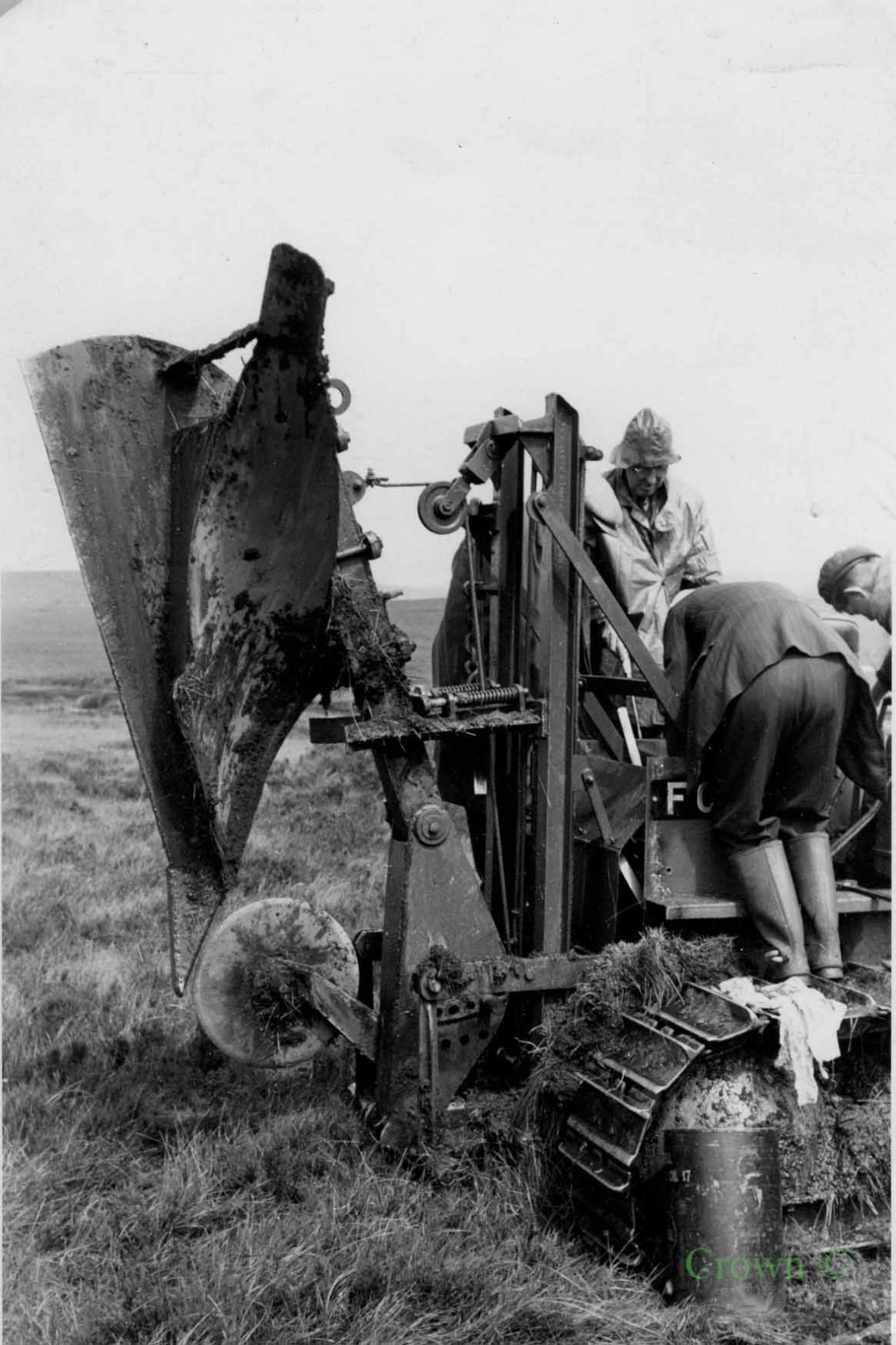 First mounted Tine-head plough, 1950