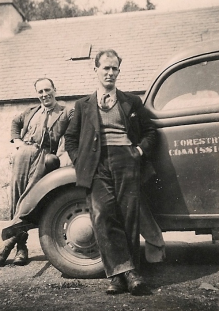 Two foresters, Strathcarron, 1950