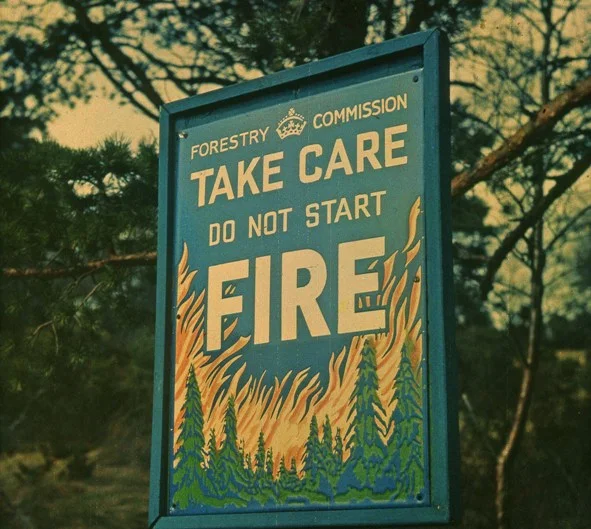 Fire notice, 1960