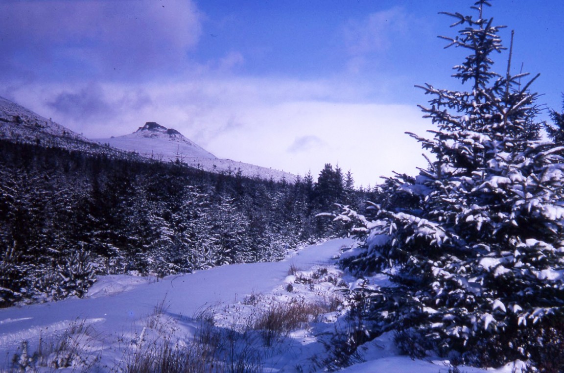 The Mither Tap in the snow, 1972