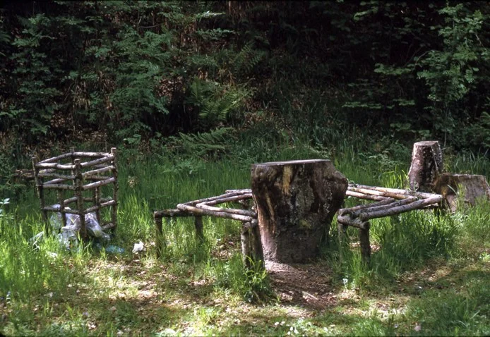 Early 'forest furniture', 1974
