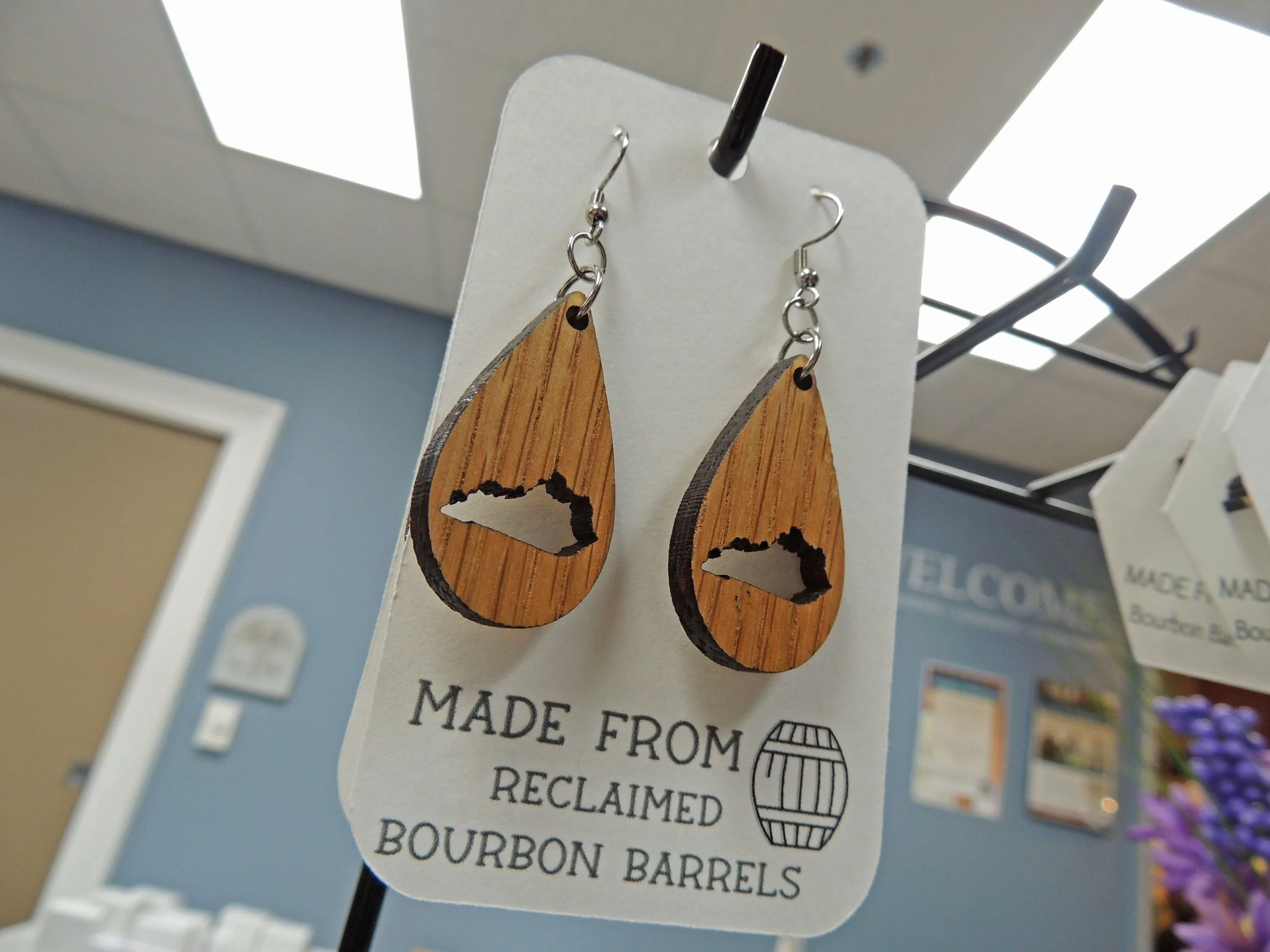 Jewelry crafted from Kentucky Bourbon Barrels