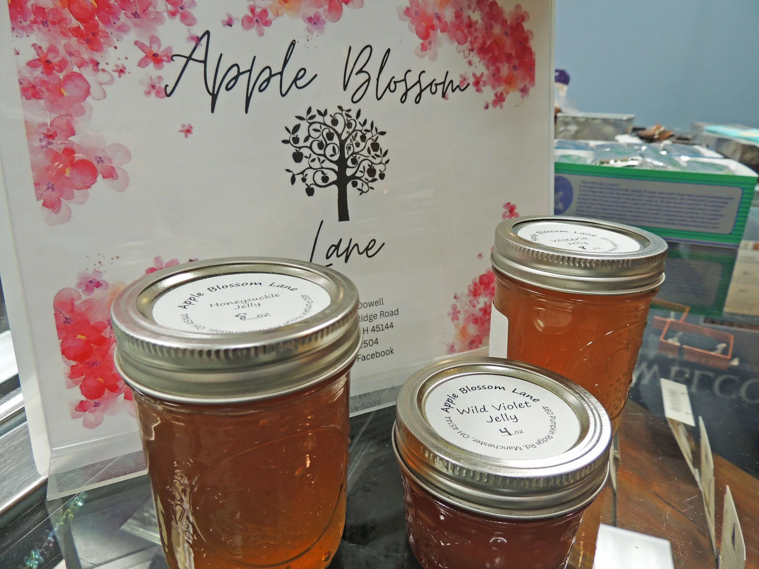 Locally made jams and jellies!