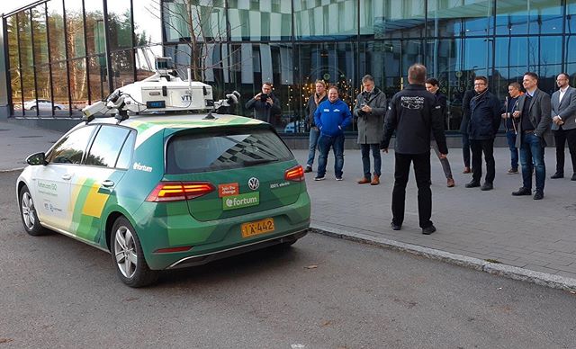 Another great demonstration from @vttfinland @fortum_fi and @fleetonomy.ai for autonomous and remote driving. An 18km route from Vantaa to Pasila. A fantastic achievement. Thanks to the team and our guests who attended the event. #autonomy #fortumgo 