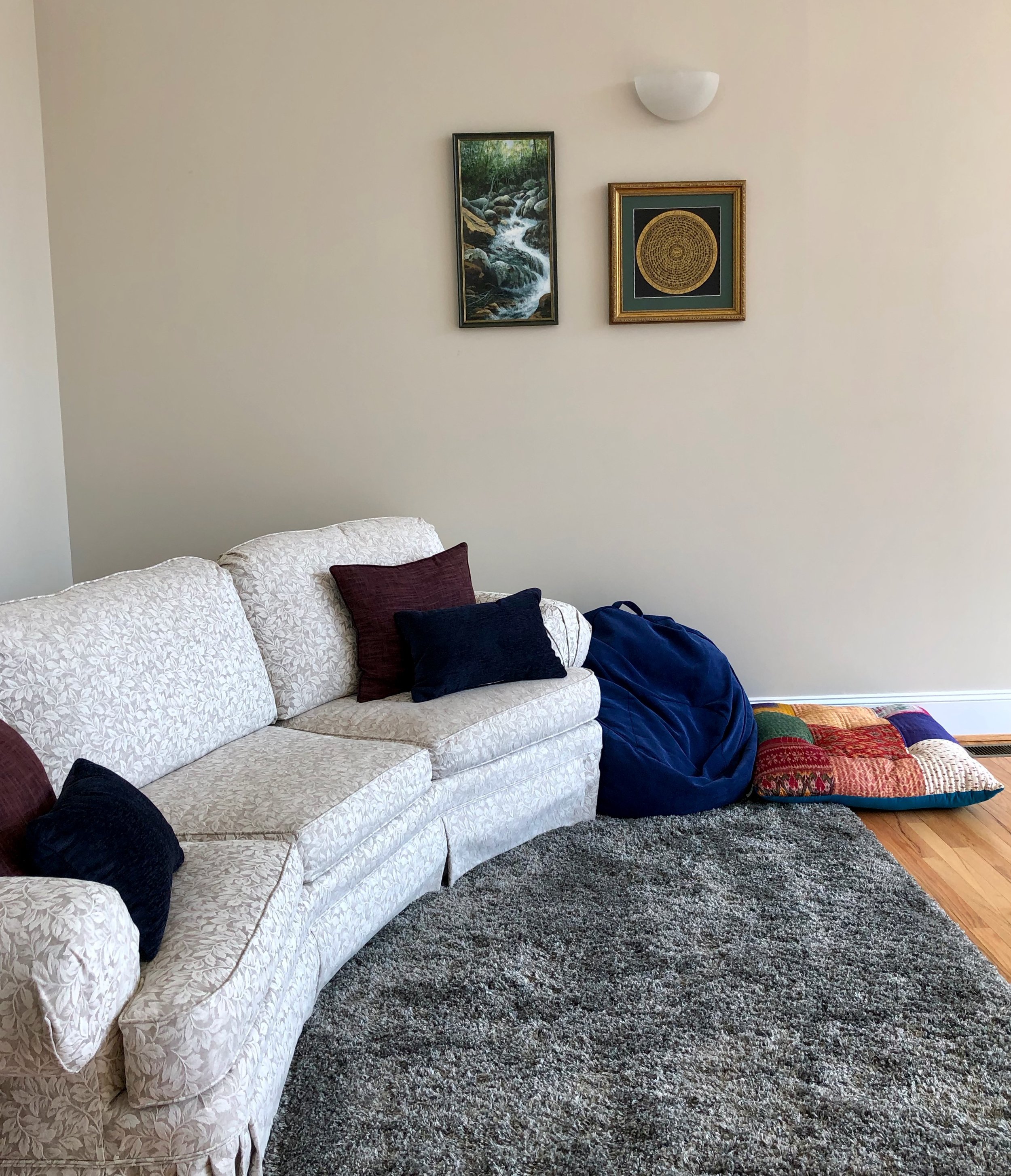 Curved couch