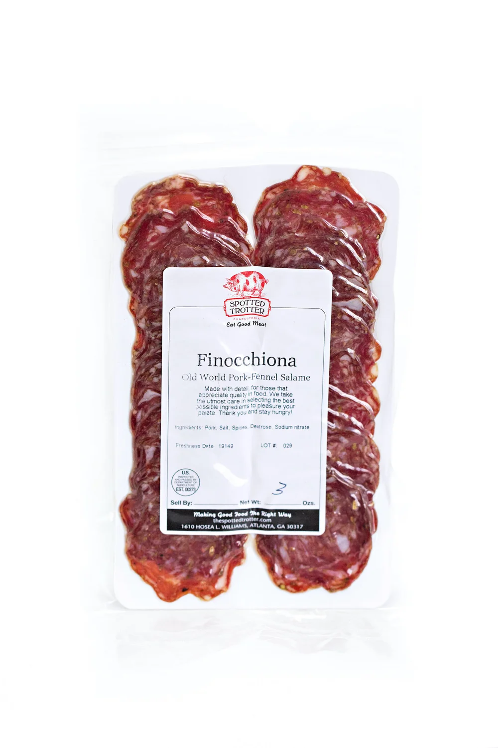 Calabrian Recipe Uncured Salami