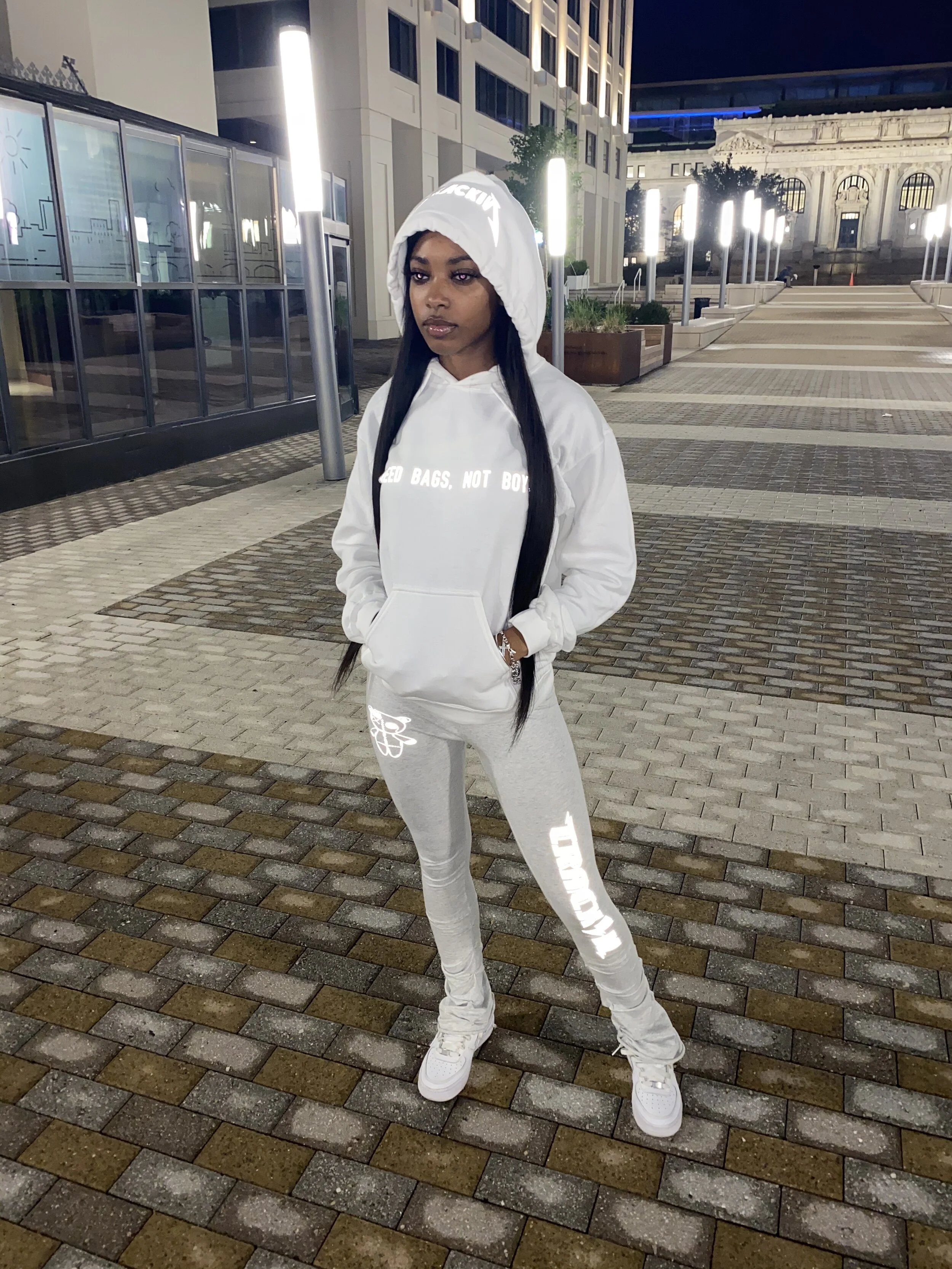 i need bags not boys hoodie