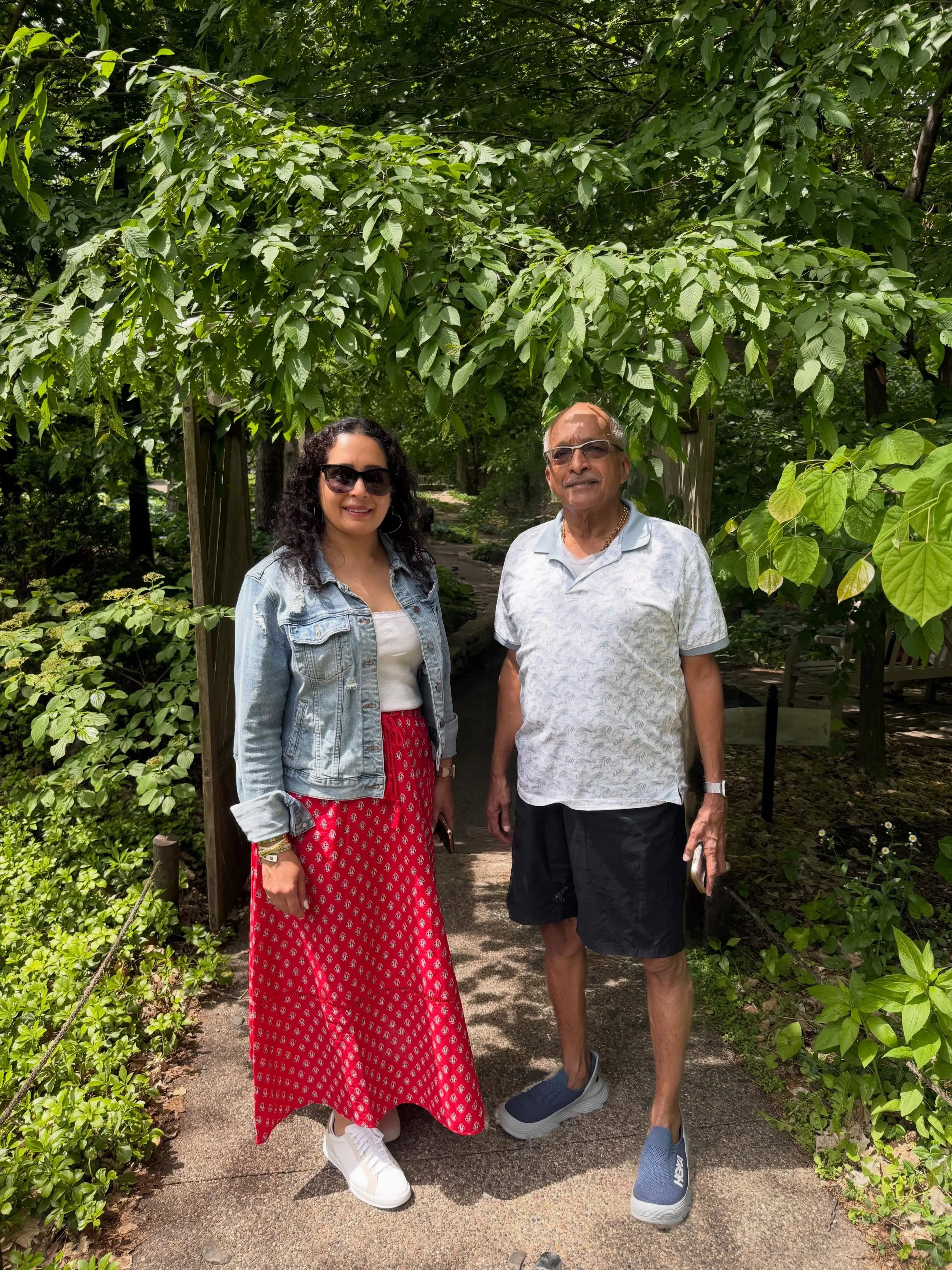 My dad is visiting! We took him to one of our most favorite places in all of MN - the @mn_arboretum ! The peonies are blooming! 

This has been my third visit to the arb in a month, and everytime it&rsquo;s like visiting a new place as new things are