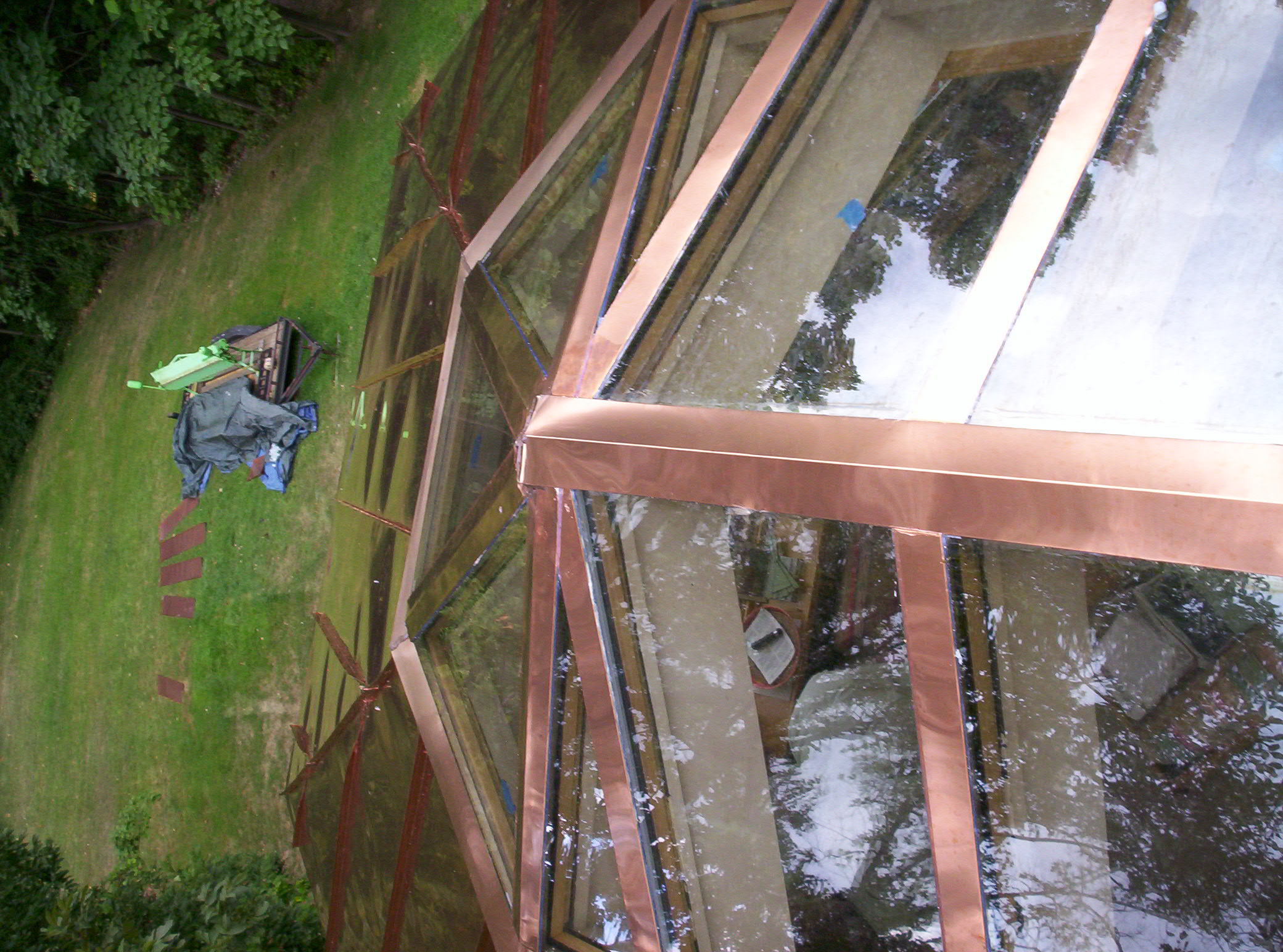 Custom Copper Skylite and Copper Standing Seam Roof