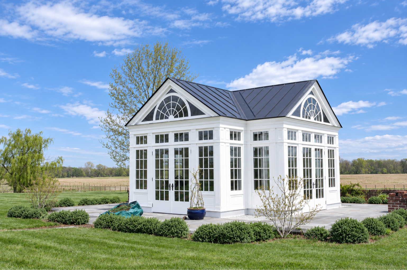 Mahogany Crusiform Conservatory,