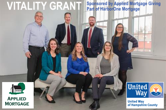 We receive $7,500 Grant from Applied Mortgage Giving to Invest in Our Community