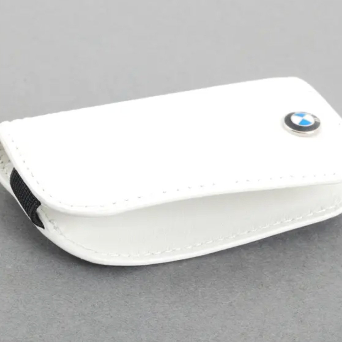 Genuine BMW Nappa Leather Key Case - Black