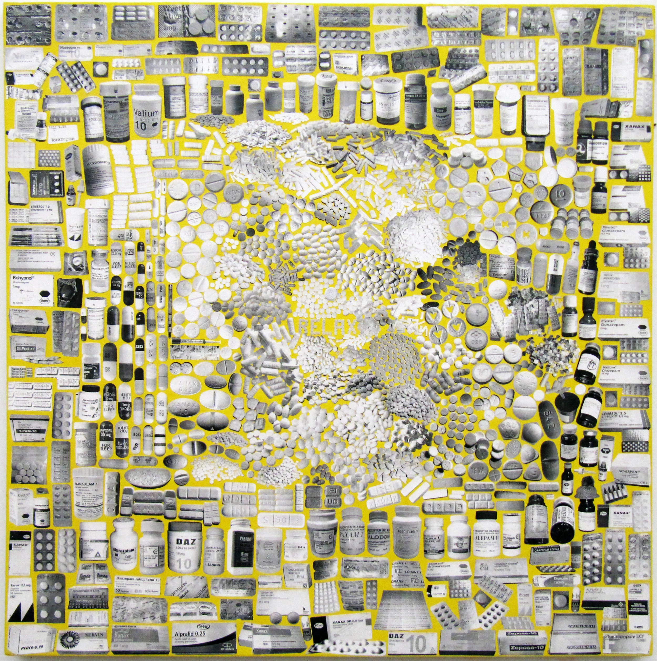 Pharmacopeia Quilt, 2013 (Benzodiazapenes)