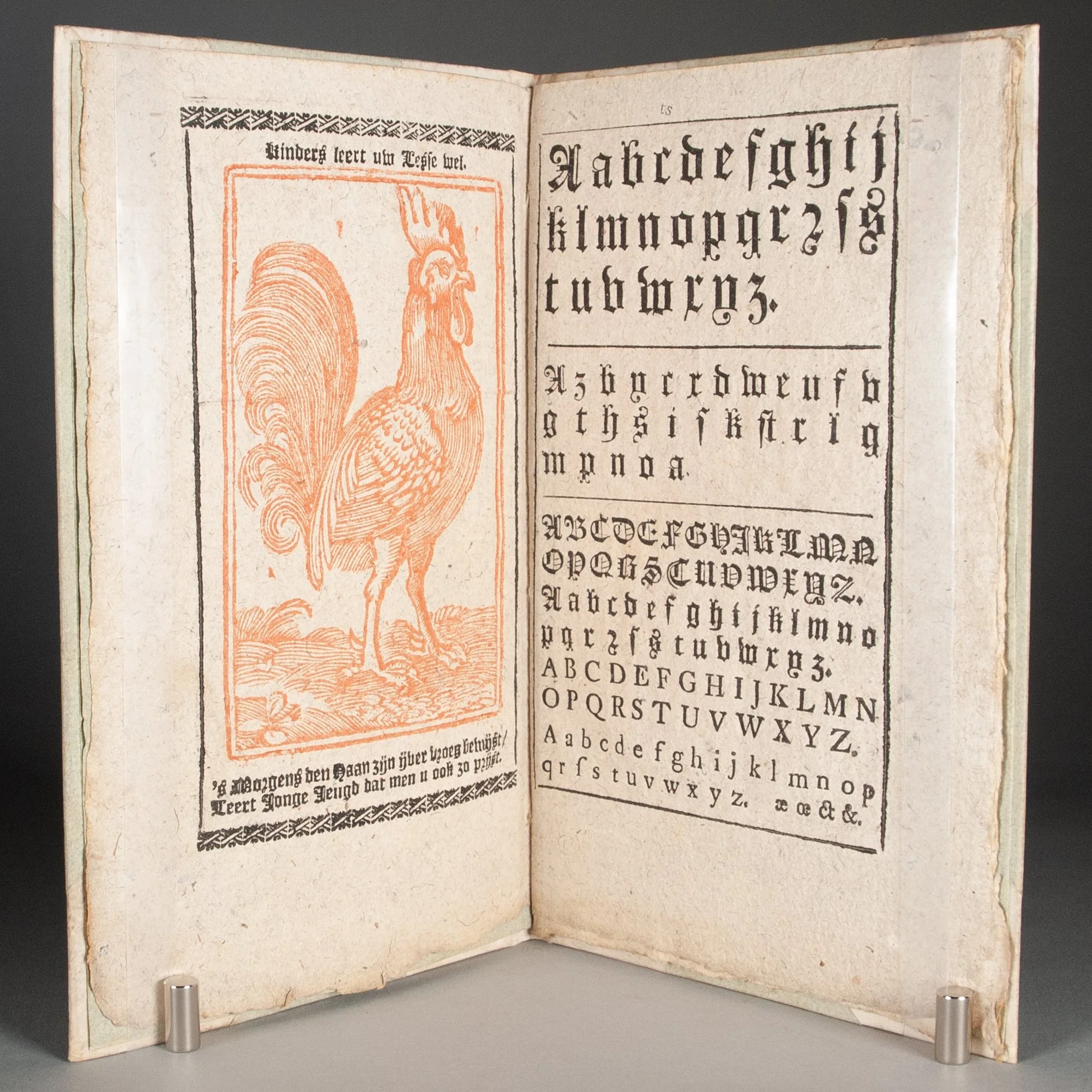 ABC book as type specimen | On recycled paper