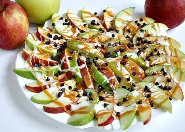 Apple Nacho Snack Bites