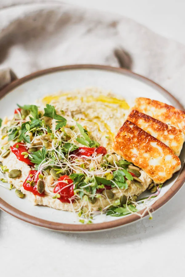 Mediterranean Loaded Hummus