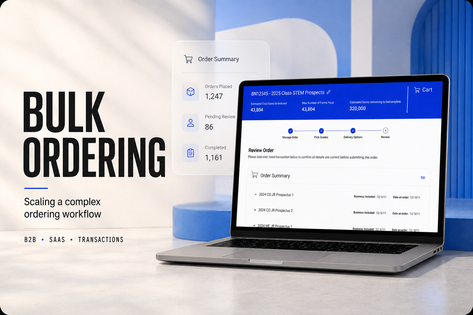 Bulk Ordering Experience