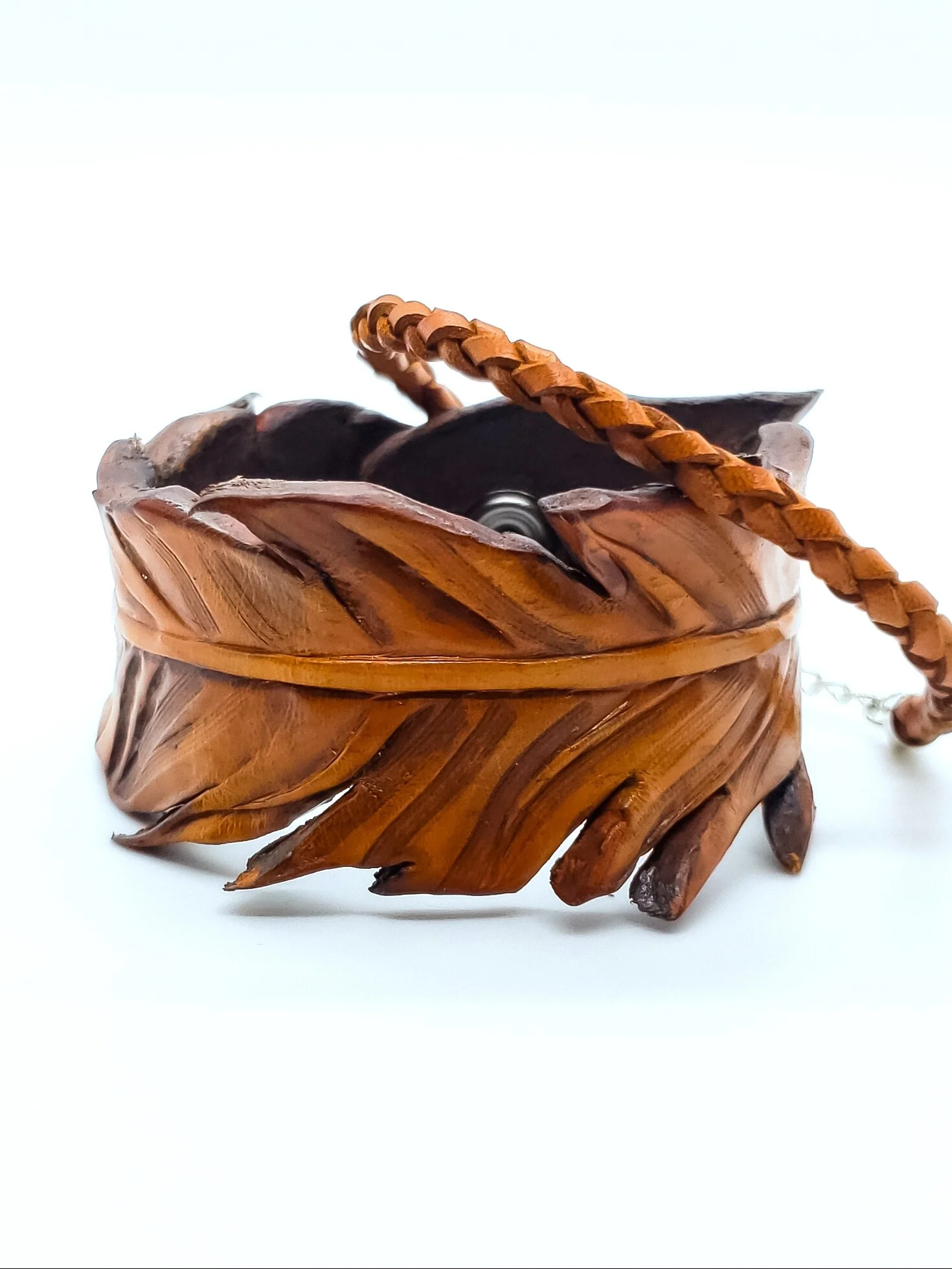 Autumn Sunshine Feather Cuff Set
