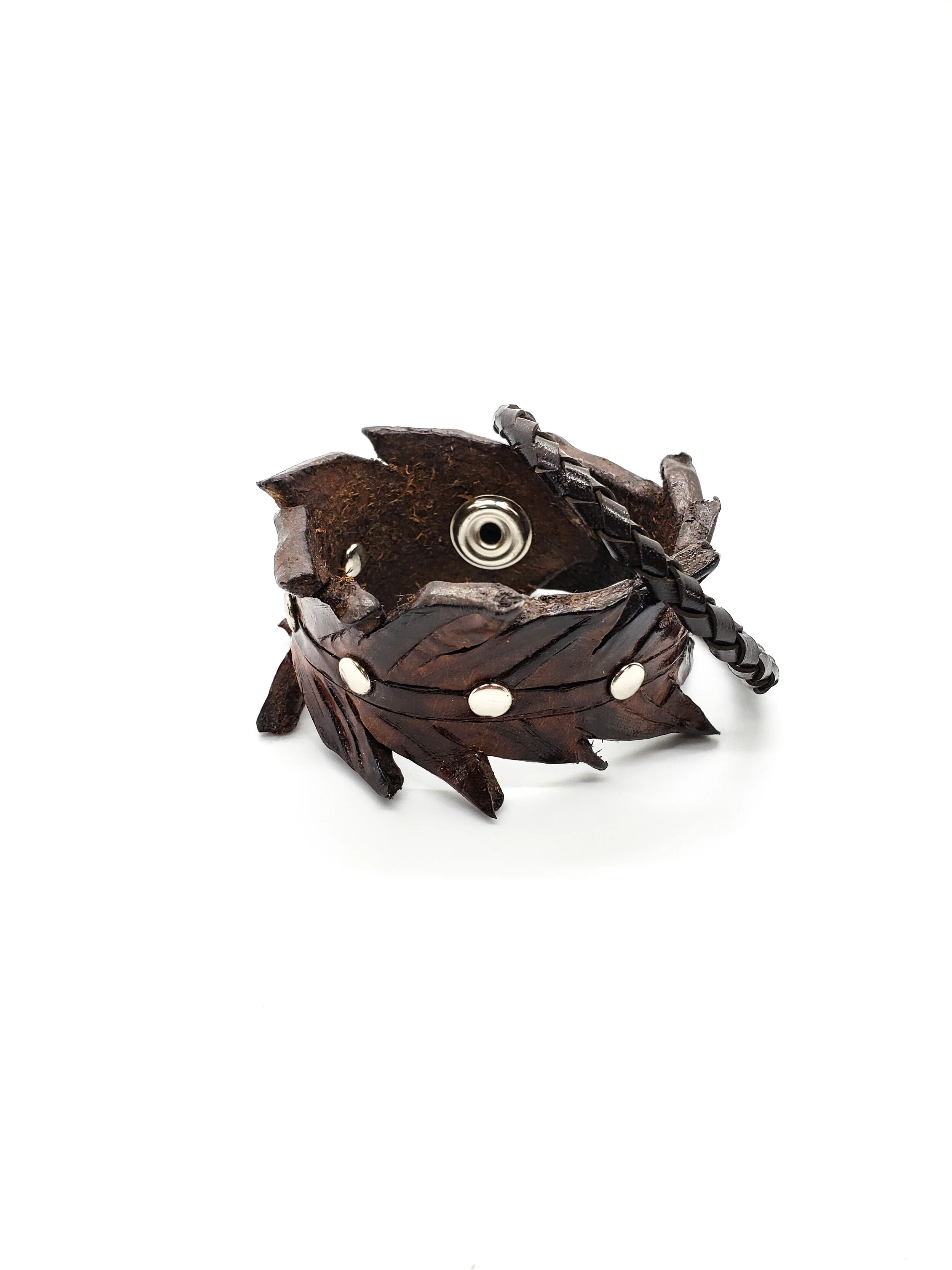 Silver Lining Feather Cuff Set