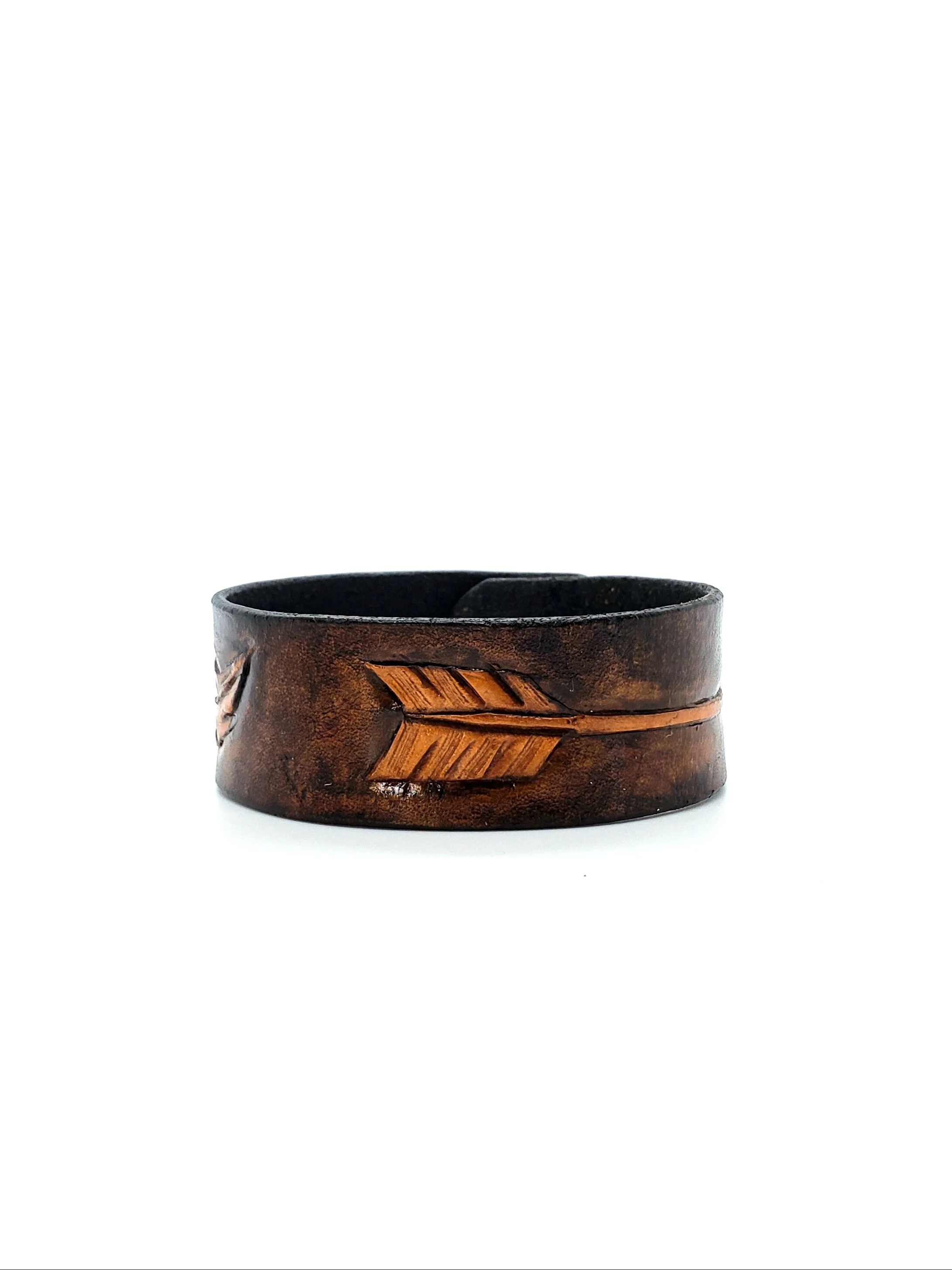 Leather Arrow Strap Bracelet