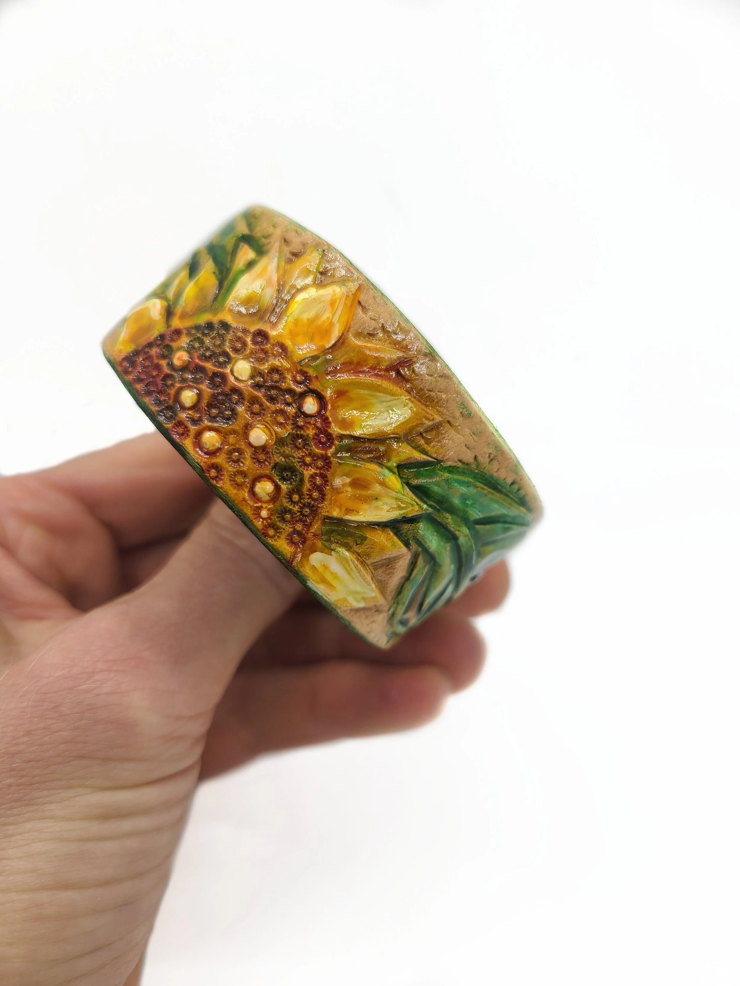 Blonde Sunflower Cuff