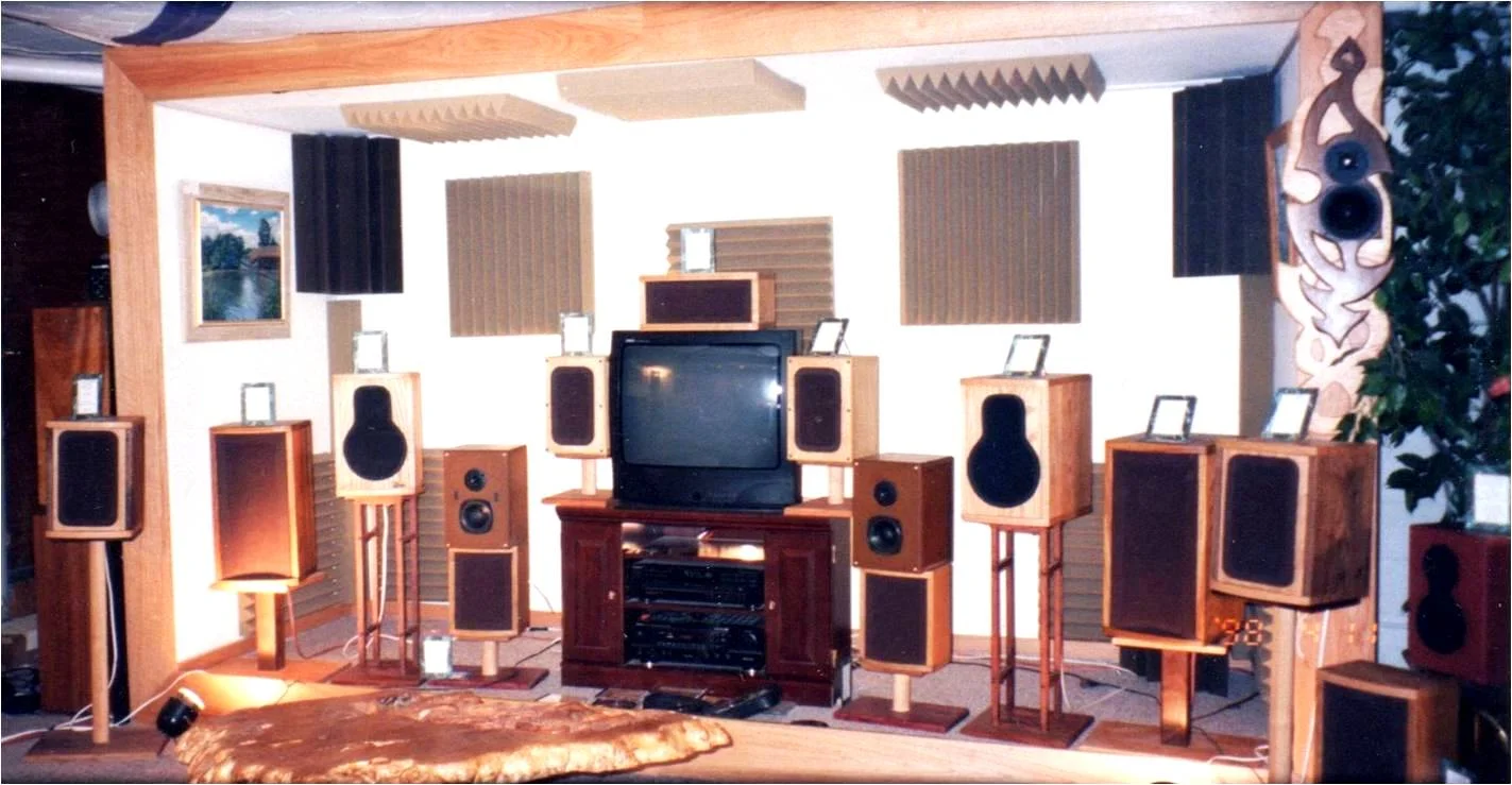 The first Leon Speakers listening room circa 1995