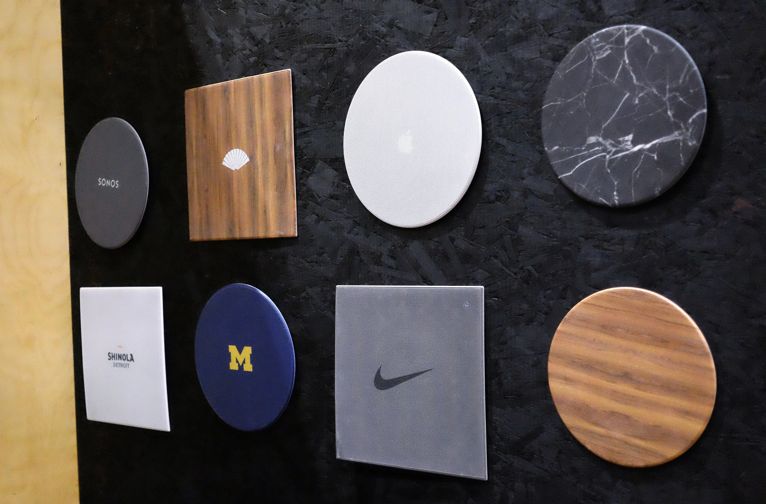 Décor Grills with custom-printed logos and textures