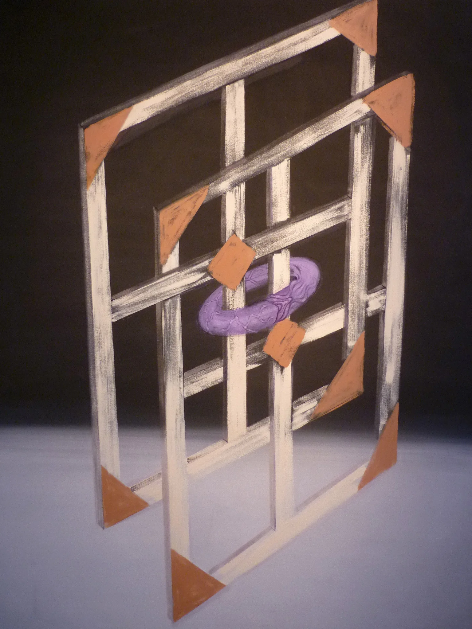 Entangled, 2015, oil on canvas, 213 x 187cms