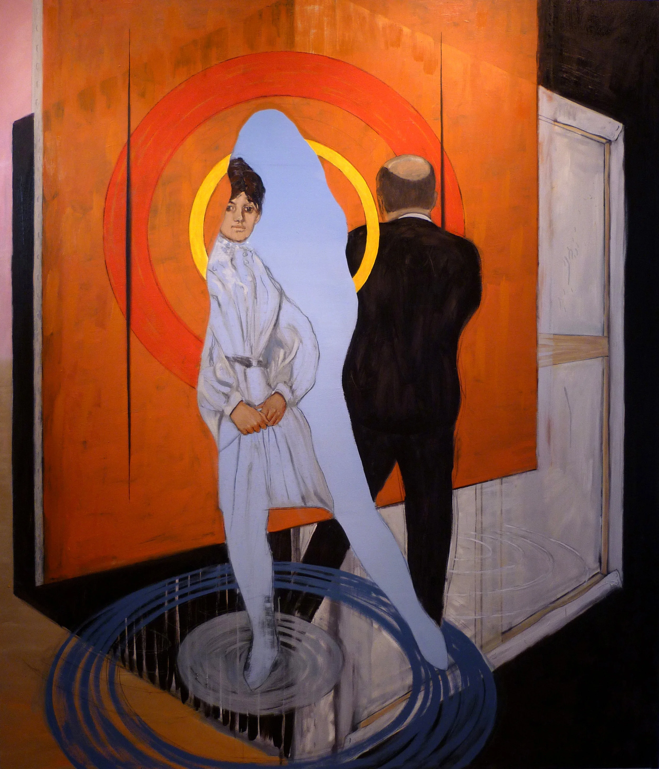 Said Now, For All Time, 2014, oil on canvas 213.5 x 183cms