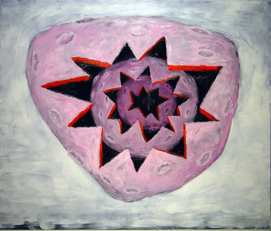 Opicinus, 2008, oil on canvas, 163 x 183 cms
