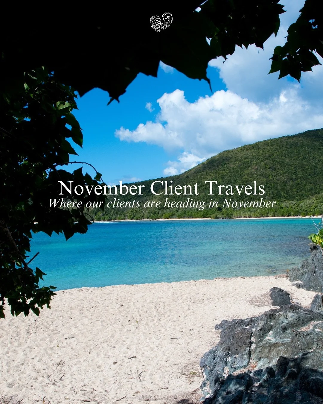 Where in the world are our travelers headed this November? From family getaways and milestone celebrations to wellness retreats and romantic escapes, our clients are exploring the globe in unforgettable ways. Let this be your inspiration for where to