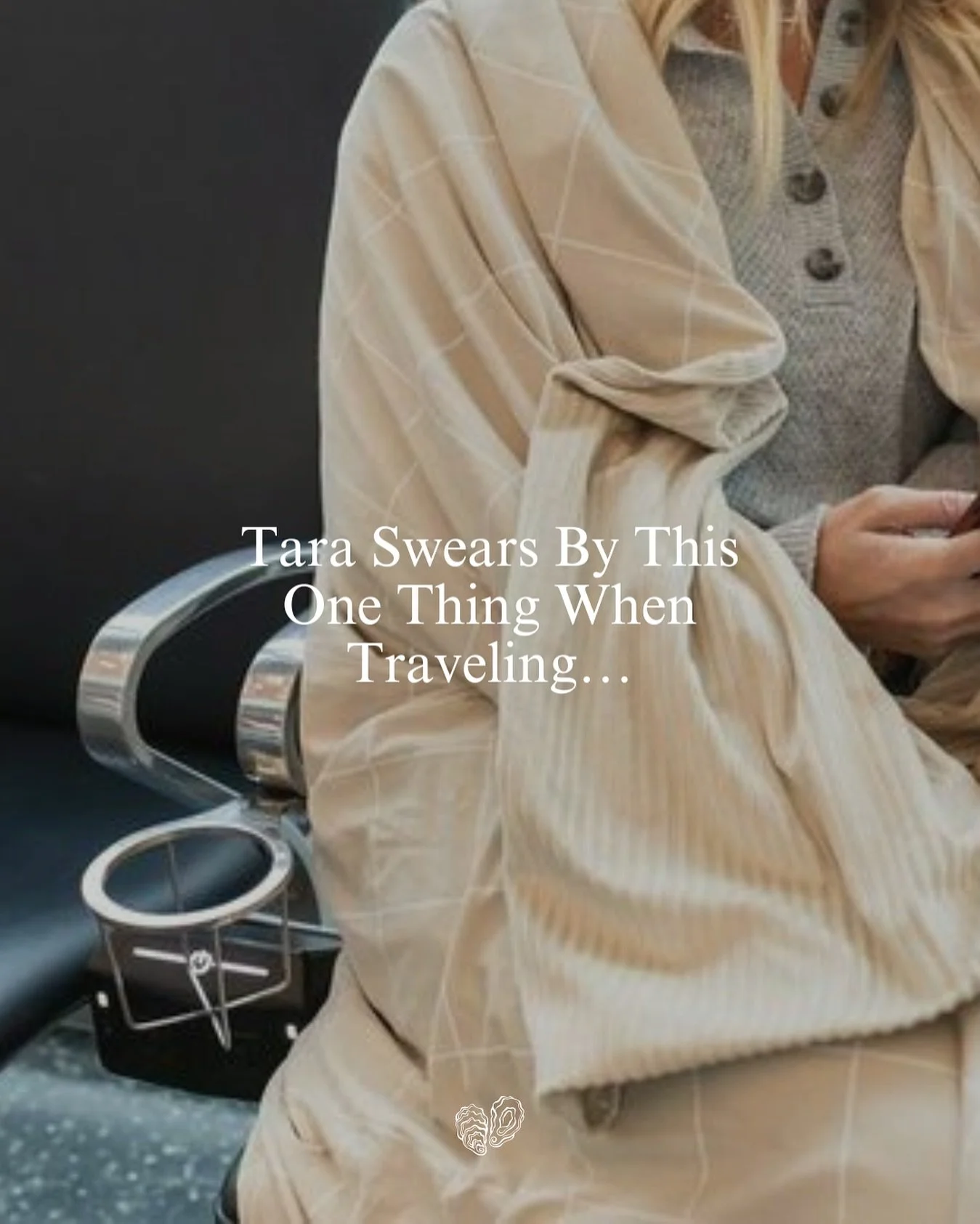 One thing that goes on every trip with Tara - her lightweight travel shawl. A blanket, wrap, pillow, cover up, you name it. Always in her carry-on, a true travel MVP.