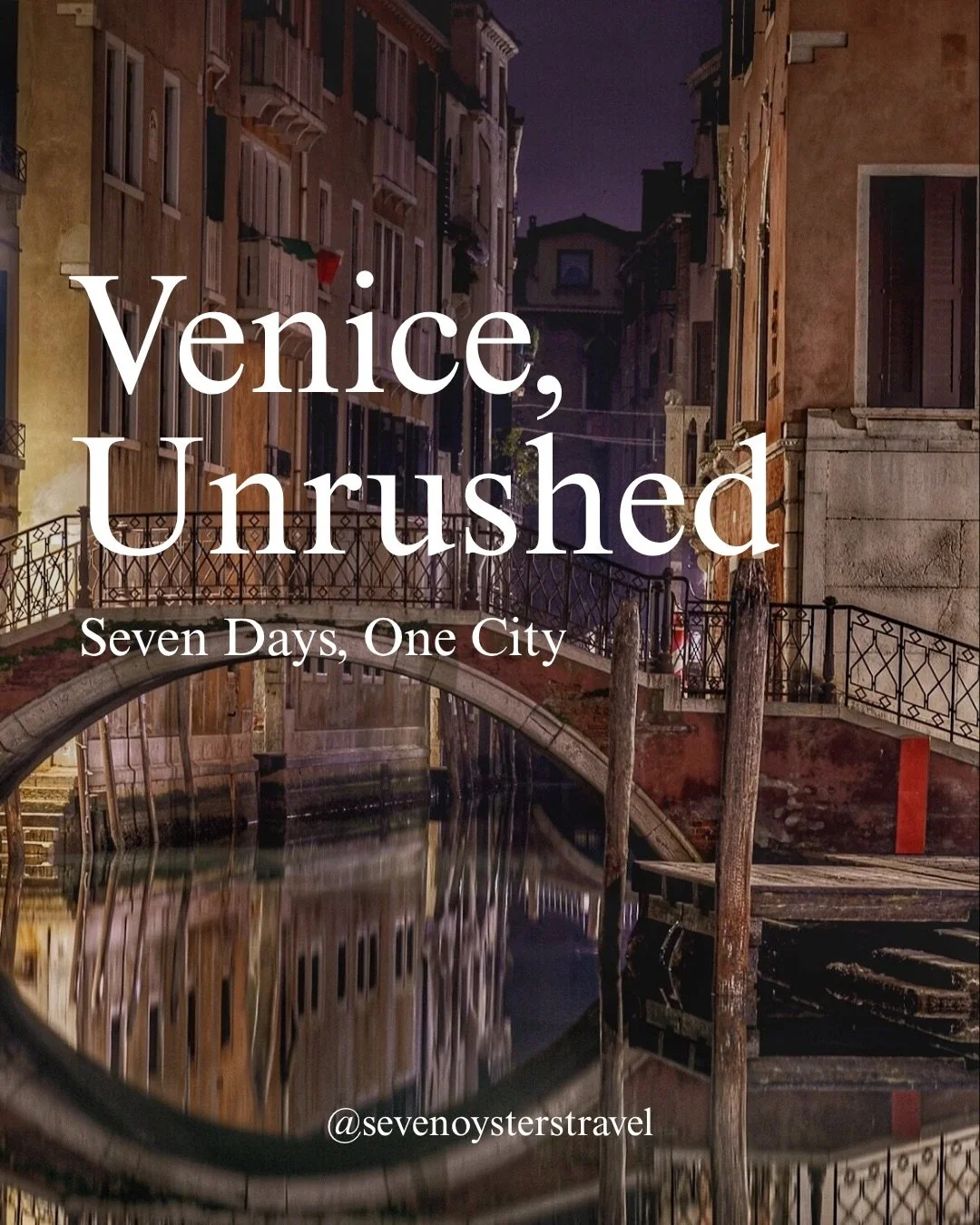 So many travelers try to see &ldquo;everything.&rdquo; City after city, highlight after highlight, moving quickly so nothing gets missed.

But the most meaningful travel doesn&rsquo;t come from doing more. It comes from going deeper. Taking the time 