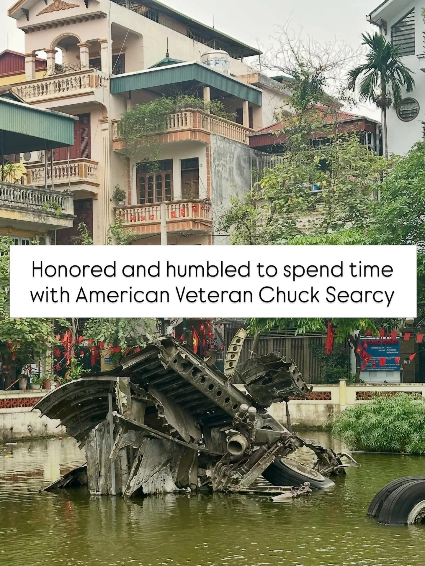 There is something deeply powerful about hearing history from someone who lived it. Today, we had the honor of meeting Chuck Searcy, a Vietnam War veteran who served as a U.S. Army intelligence analyst before returning decades later to help heal the 