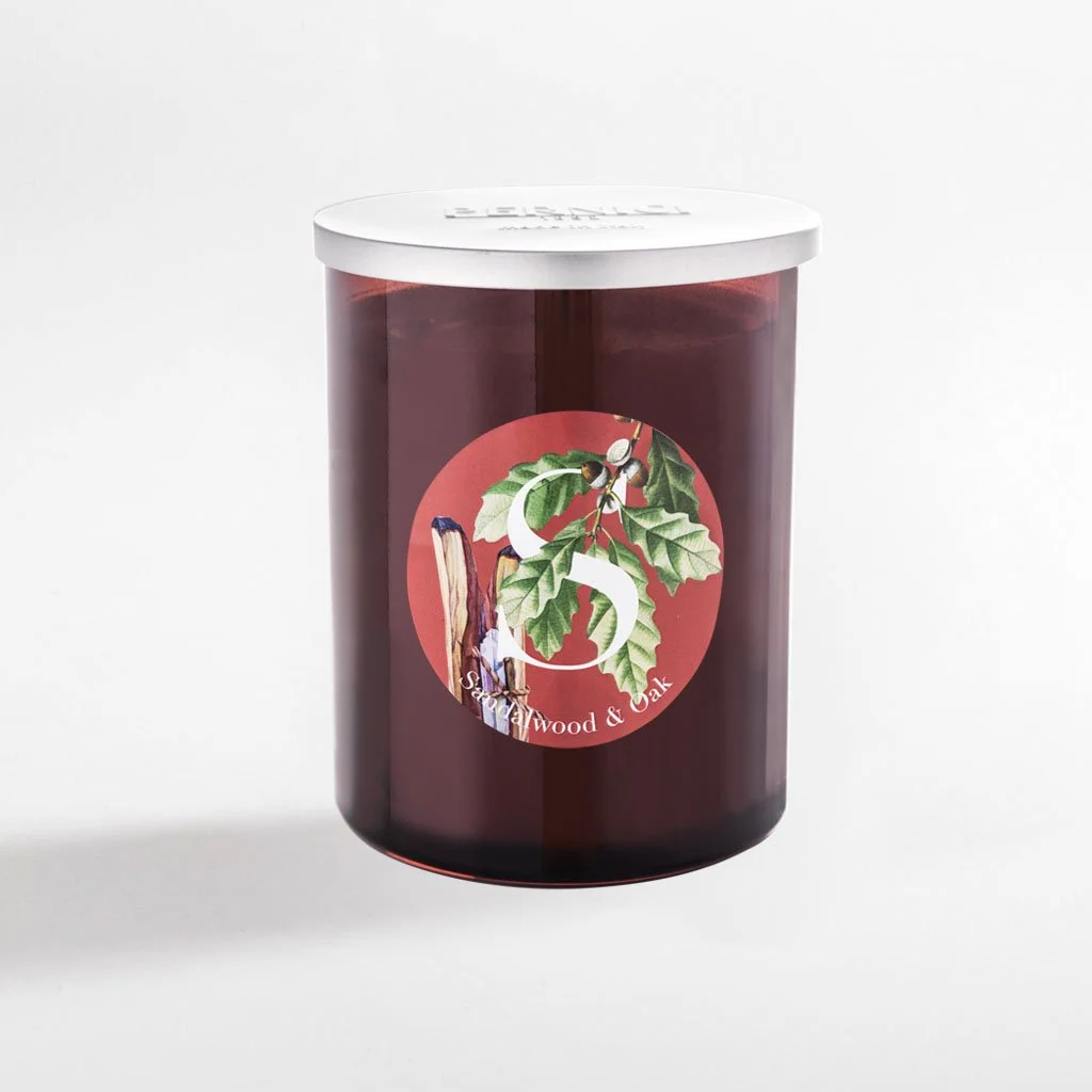 PERNICI - Scented Candle - Sandalwood & Oak 900 Gr.