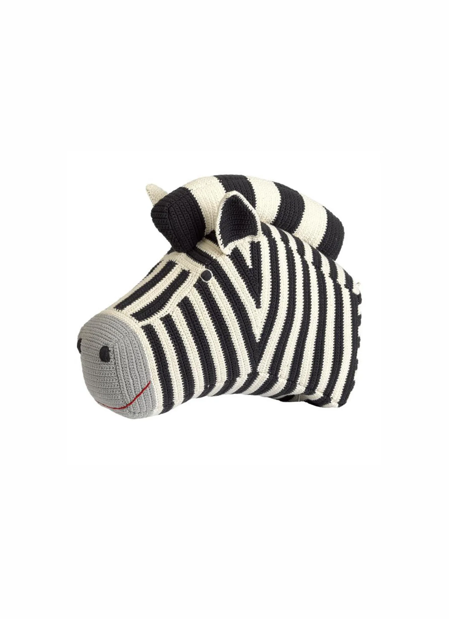 Anne Claire Petit - Hand crocheted Zebra head