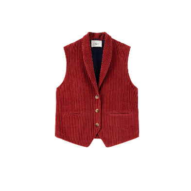 Leon & Harper - Vuela - Berry - Sleeveless Jacket