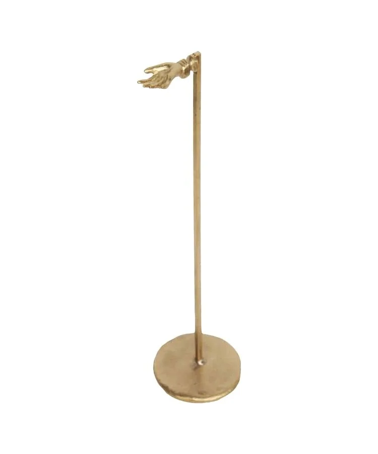 Big hand Jewelry Holder - gold